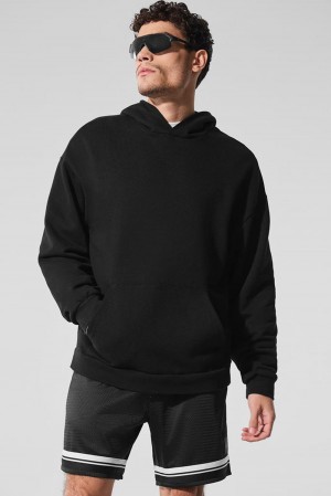 Sudadera con Capucha Alo Yoga Chill Hombre Negras | Colombia WHIG-63785