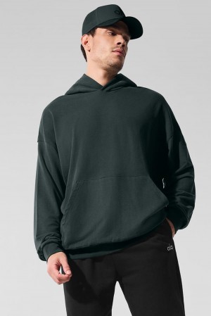 Sudadera con Capucha Alo Yoga Double Take Hombre Verde | Colombia PYDV-38962
