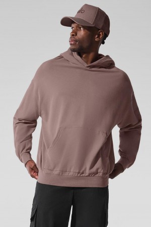 Sudadera con Capucha Alo Yoga Double Take Hombre Mushroom | Colombia VMZL-43759