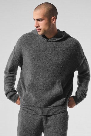 Sudadera con Capucha Alo Yoga New Class Cashmere Hombre Plateadas Gris | Colombia STYV-79430