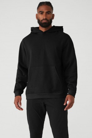 Sudadera con Capucha Alo Yoga Renown Heavy Weight Hombre Negras | Colombia MNBW-72608