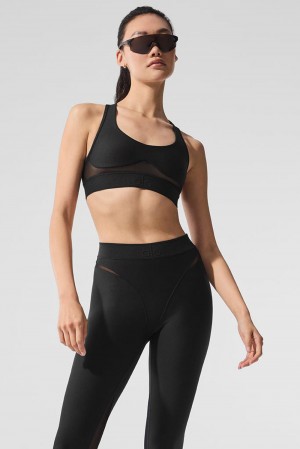 Sujetador Deportivo Alo Yoga Airlift Rebel Mujer Negras | Colombia ZJFC-61729