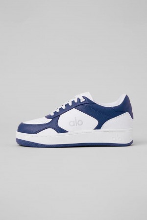 Tenis Alo Yoga Recovery Mode Mujer Azul Marino Blancas | Colombia KSQG-61384