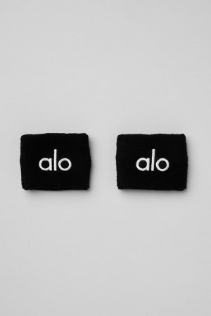 Wristband Alo Yoga Glow (2-Pack) Hombre Negras | Colombia AIVY-14526
