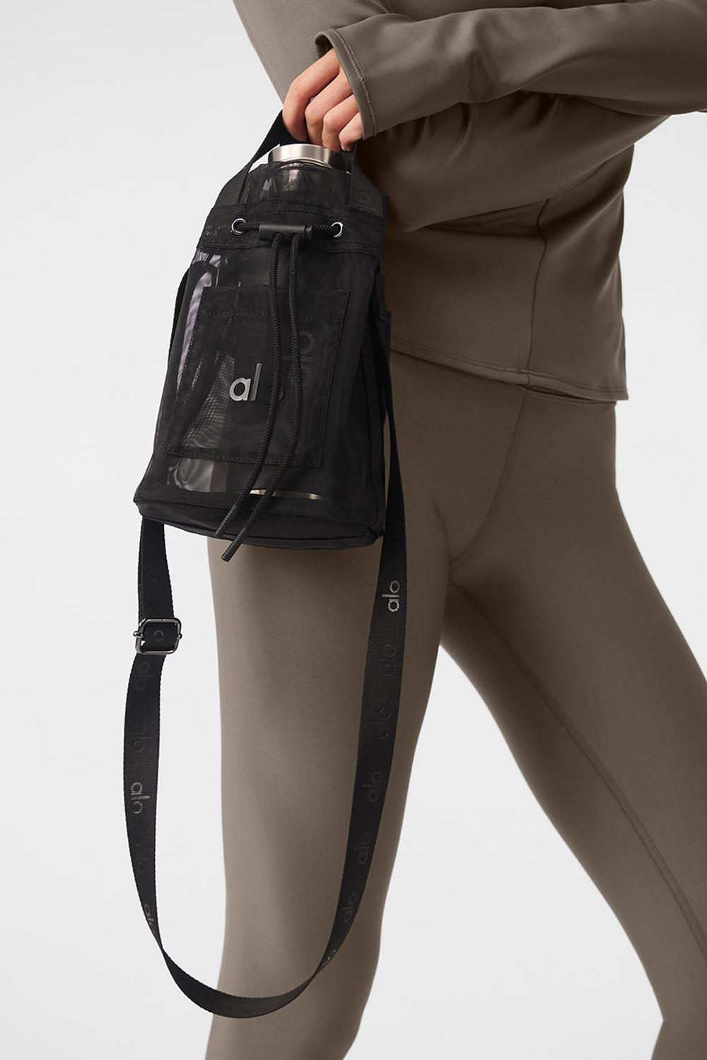 Bolso Saco Alo Yoga Sheer Cross Body Mujer Negras | Colombia  CMKV-87436