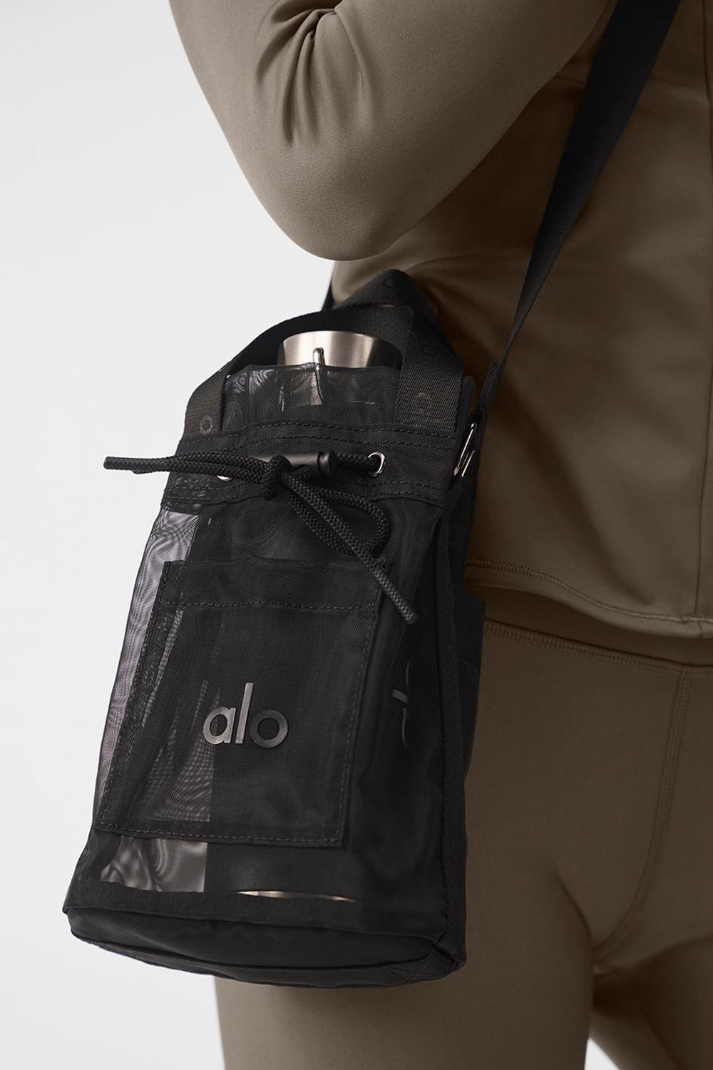 Bolso Saco Alo Yoga Sheer Cross Body Mujer Negras | Colombia  CMKV-87436