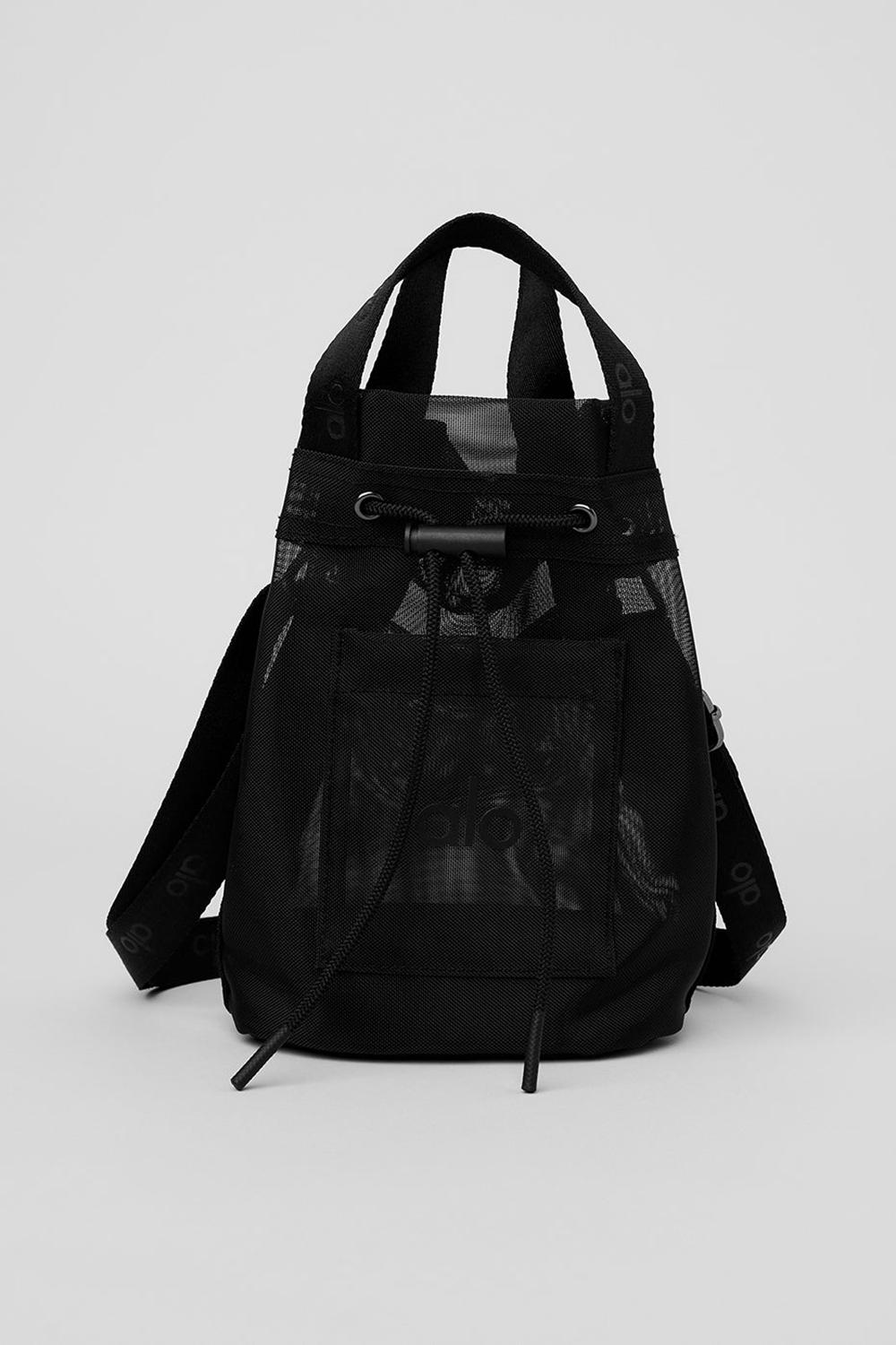 Bolso Saco Alo Yoga Sheer Cross Body Mujer Negras | Colombia  CMKV-87436