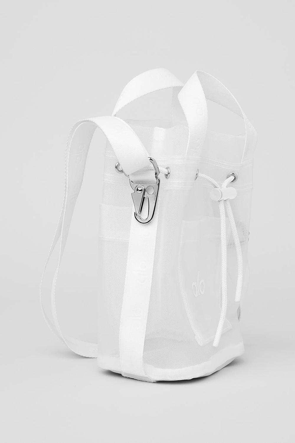 Bolso Saco Alo Yoga Sheer Cross Body Mujer Blancas | Colombia  MQTY-43850