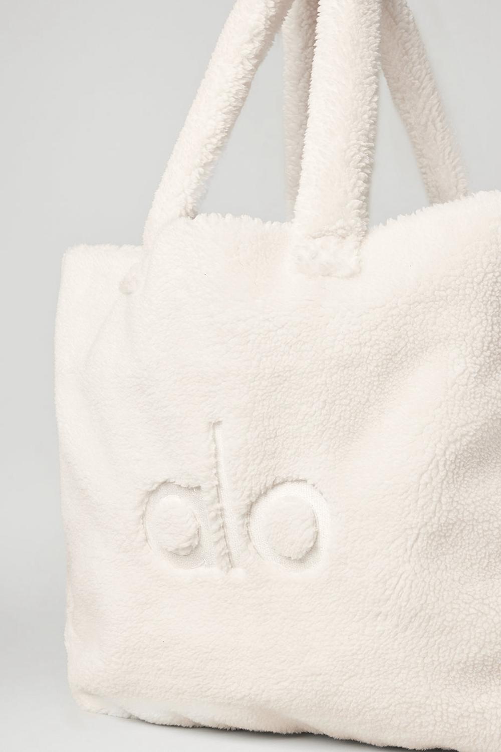 Bolso Tote Alo Yoga Foxy Sherpa Mujer Ivory | Colombia  NQEK-27306
