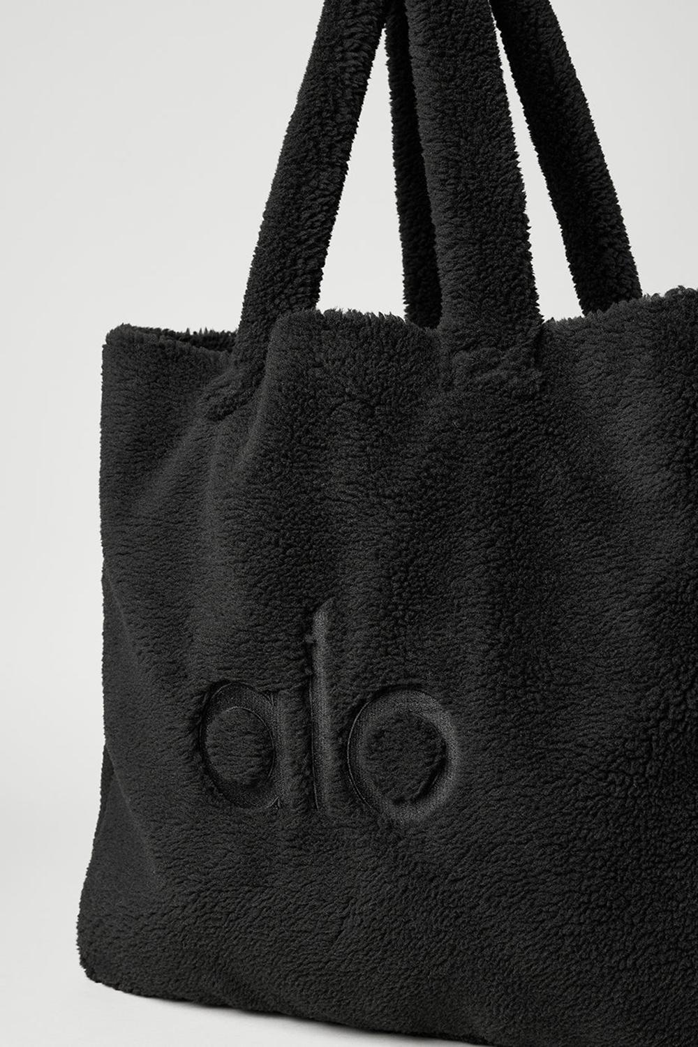Bolso Tote Alo Yoga Foxy Sherpa Mujer Negras | Colombia  JNLB-85904