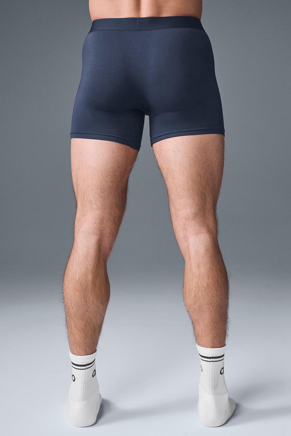 Boxer Alo Yoga Day and Night Hombre Azul Marino | Colombia  PODB-47629