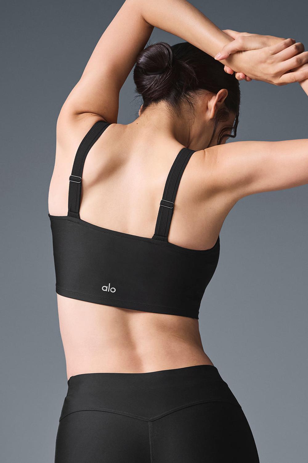 Bra Tank Alo Yoga Airlift Turn It Up Mujer Negras | Colombia  ROFU-04961