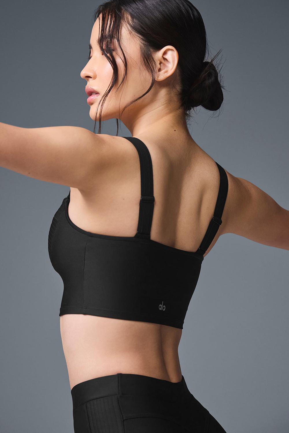 Bra Tank Alo Yoga Airlift Turn It Up Mujer Negras | Colombia  ROFU-04961