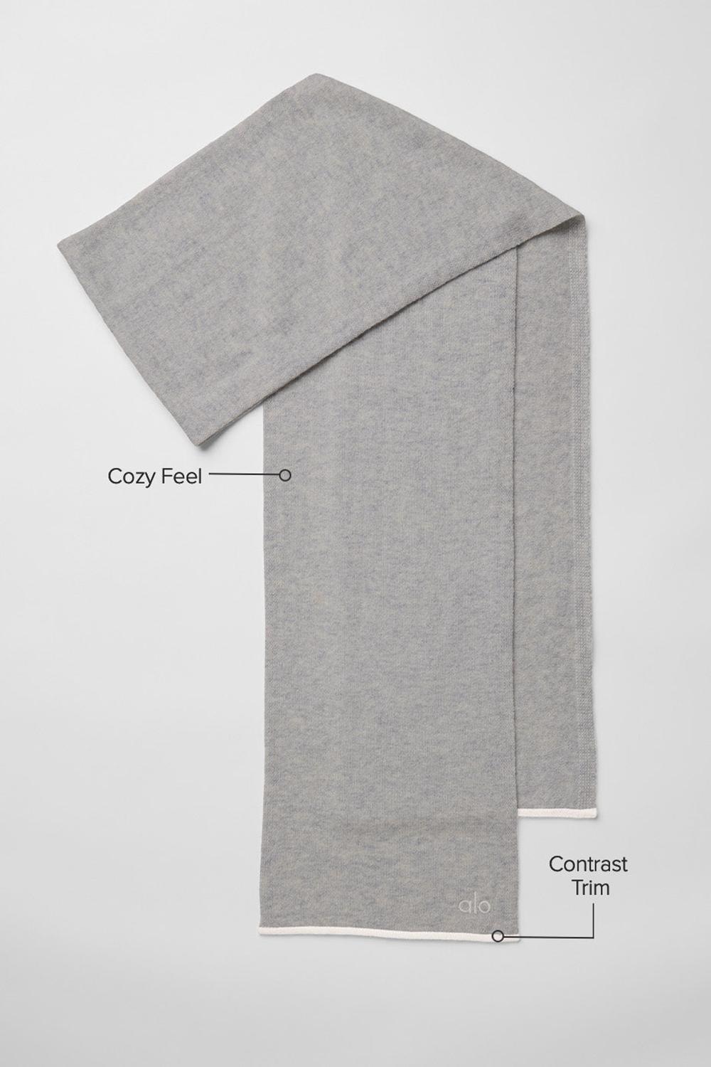 Bufanda Alo Yoga Cashmere Light Frosted Hombre Verde Menta Gris | Colombia  DJFX-50291