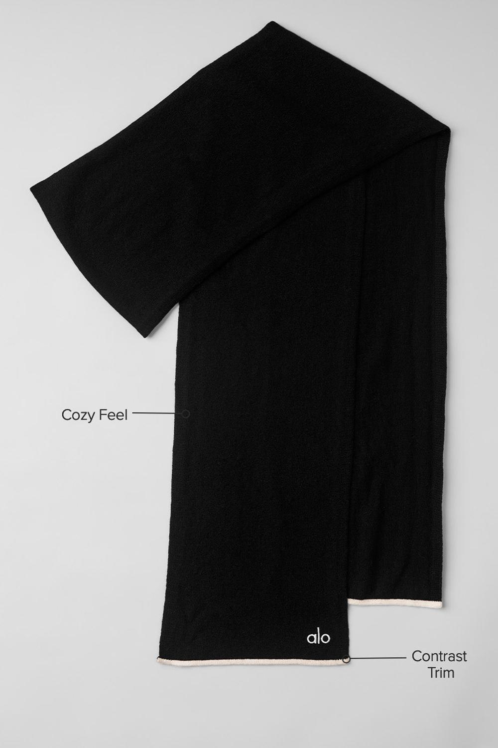 Bufanda Alo Yoga Cashmere Light Frosted Mujer Negras | Colombia  QNLM-72184