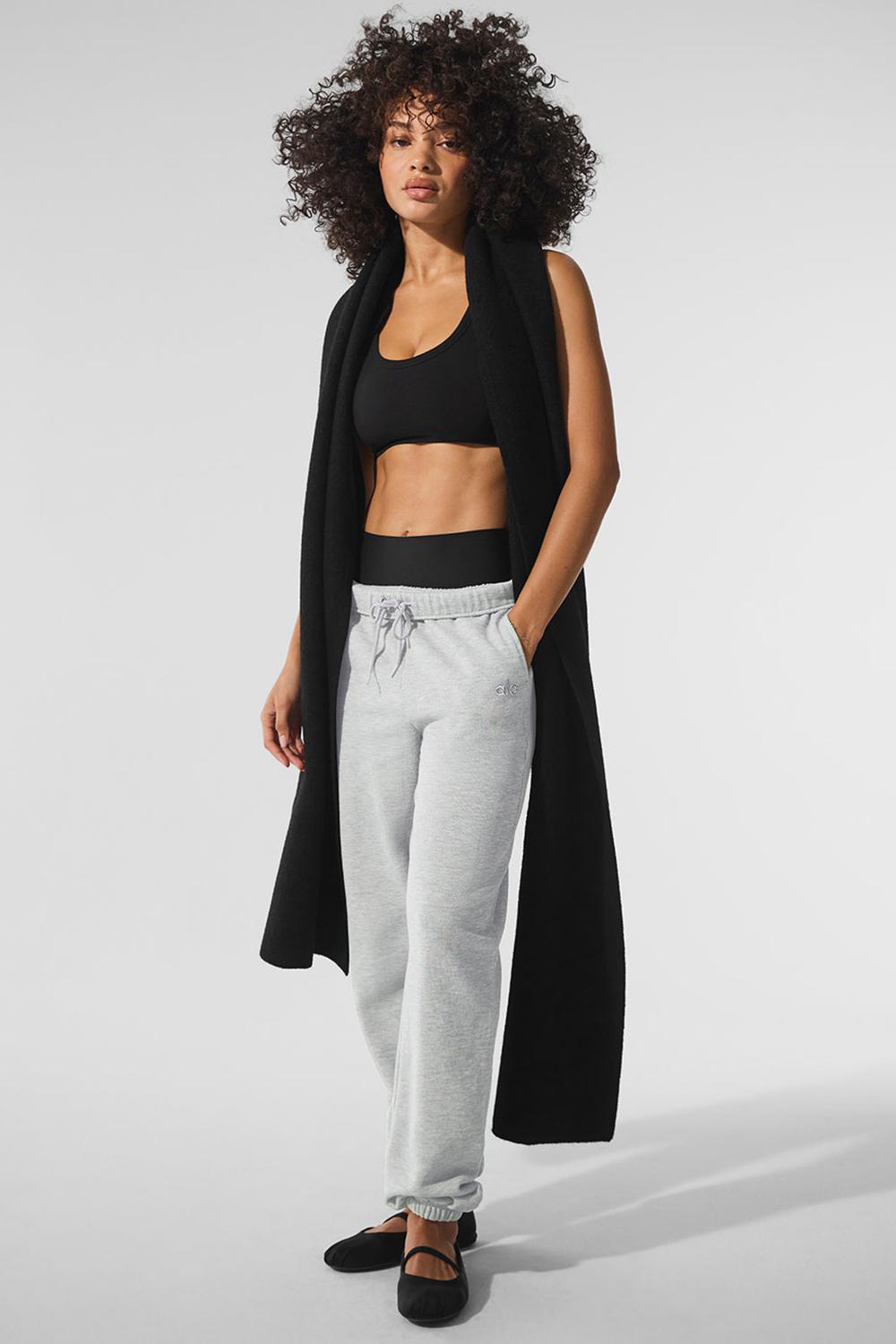 Bufanda Alo Yoga Merino Wool Oversized Hombre Negras | Colombia  OJKZ-43870