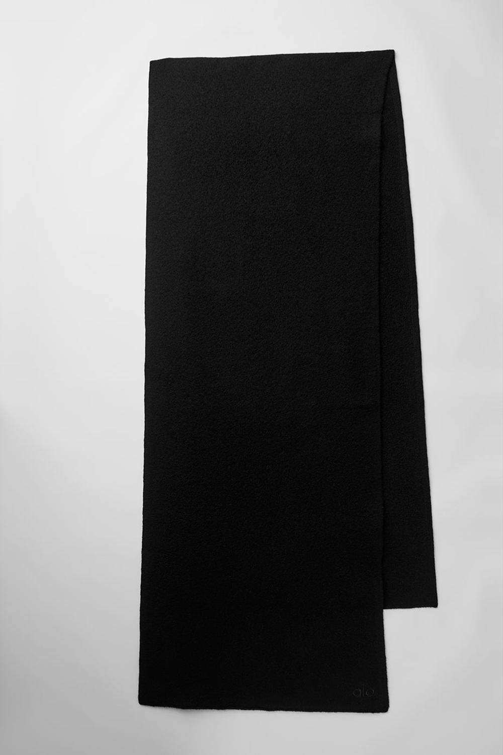 Bufanda Alo Yoga Merino Wool Oversized Hombre Negras | Colombia  OJKZ-43870