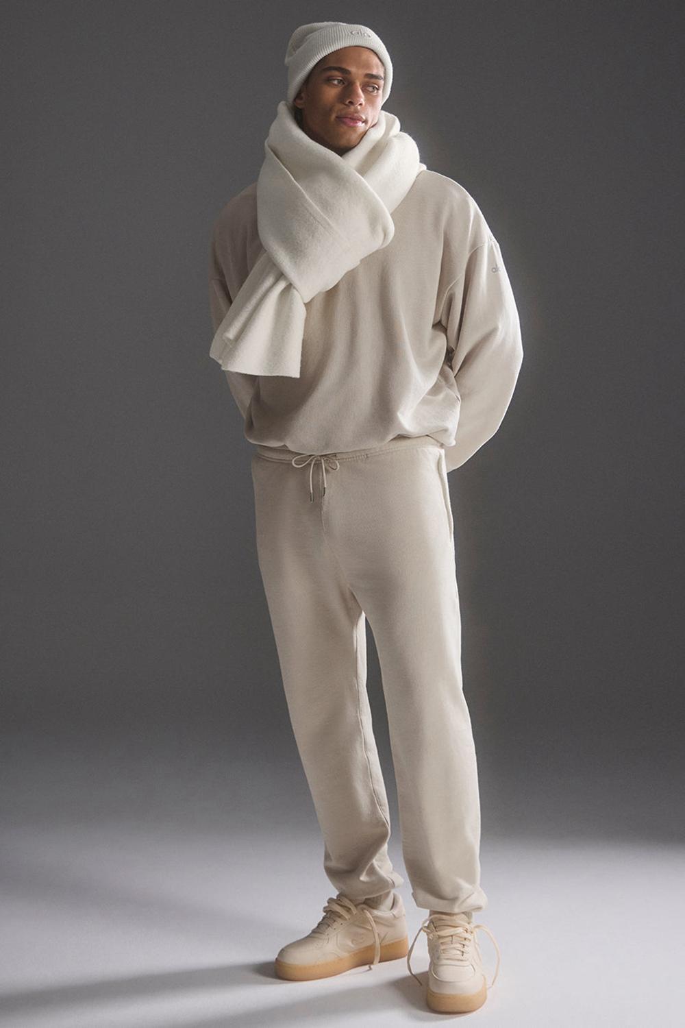 Bufanda Alo Yoga Merino Wool Oversized Mujer Ivory | Colombia  AXNM-61583