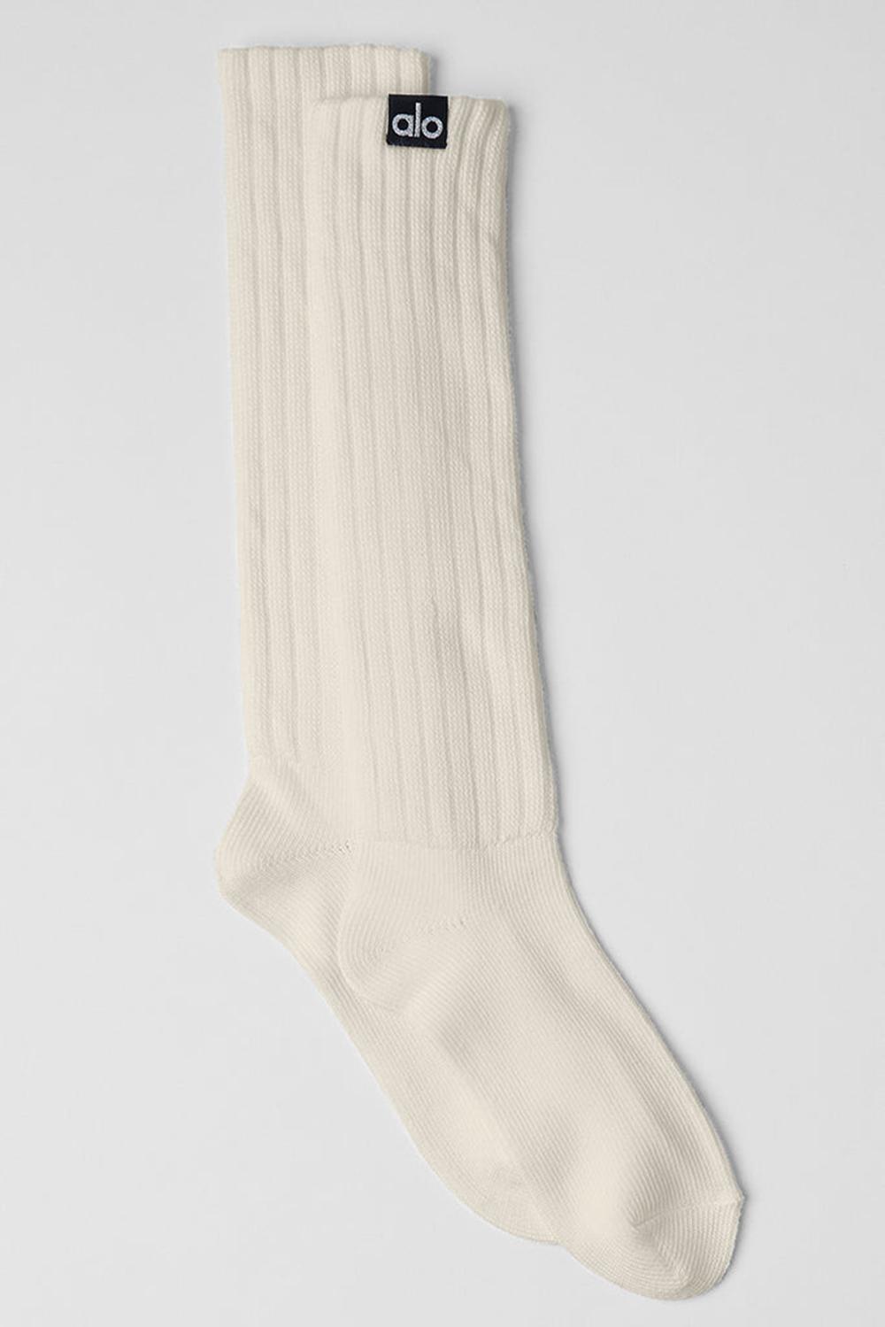 Calcetines Alo Yoga Unisex Scrunch Mujer Bone | Colombia  NGOH-79845