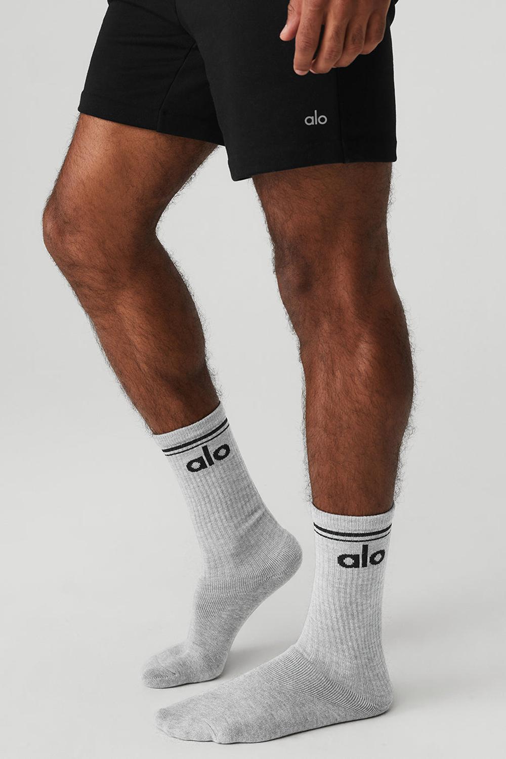 Calcetines Alo Yoga Unisex Throwback Hombre Gris Negras | Colombia  BELF-29674