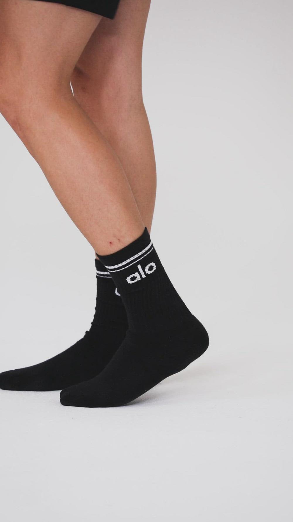 Calcetines Alo Yoga Unisex Throwback Hombre Gris Negras | Colombia  BELF-29674