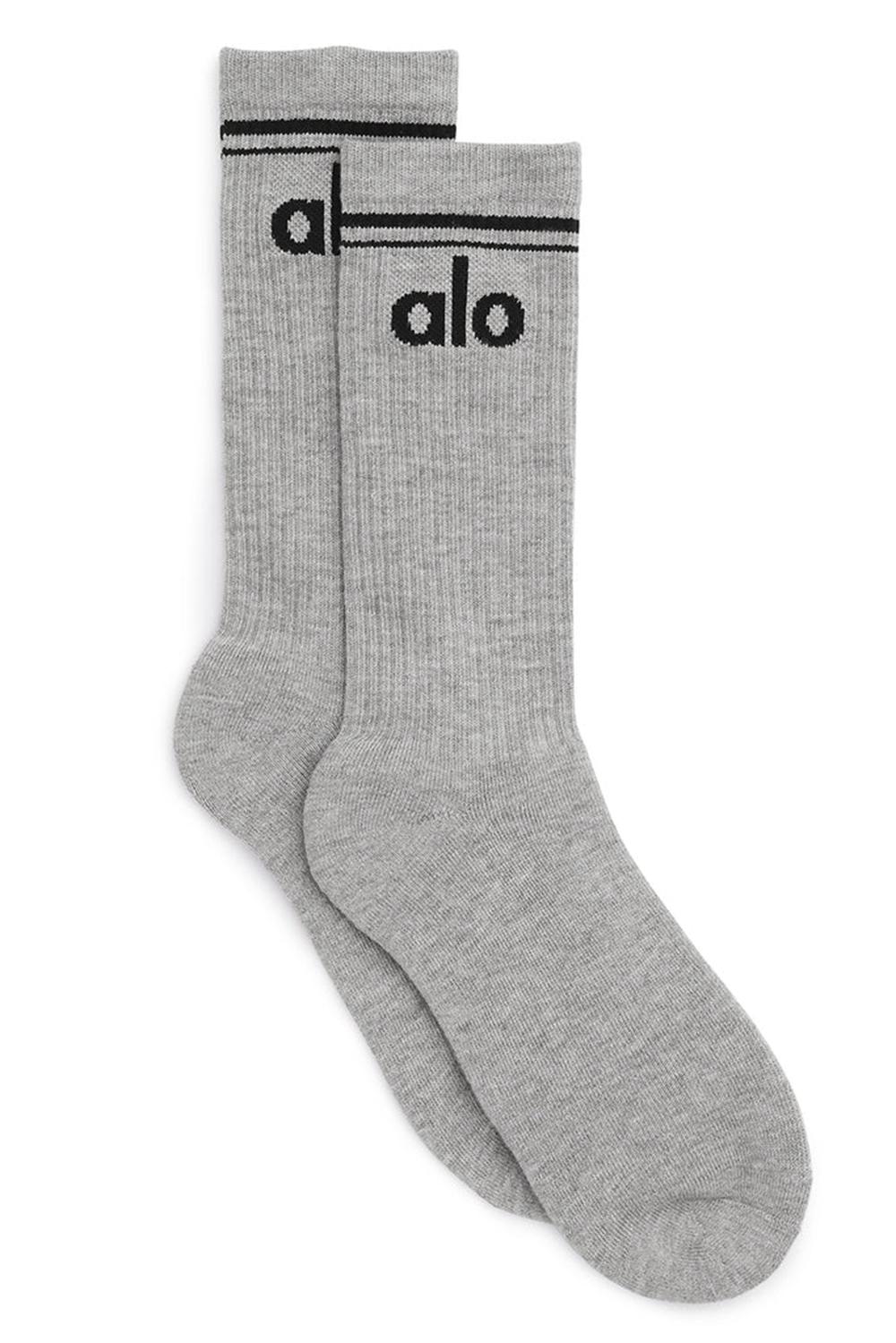 Calcetines Alo Yoga Unisex Throwback Hombre Gris Negras | Colombia  BELF-29674