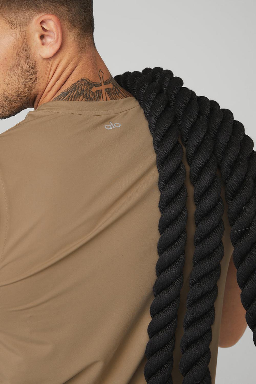 Camiseta Sin Mangas Running Alo Yoga Idol Performance Hombre Gravel | Colombia  RWQO-38752