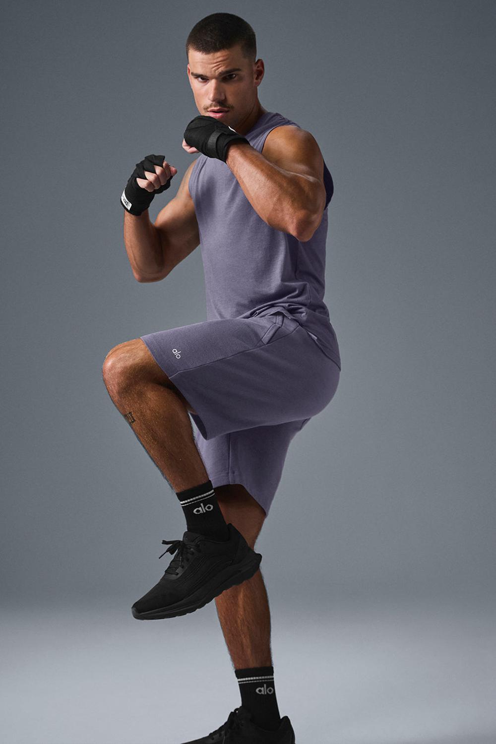 Camiseta Sin Mangas Running Alo Yoga The Triumph Muscle Hombre Italian Plum | Colombia  PZJT-32906