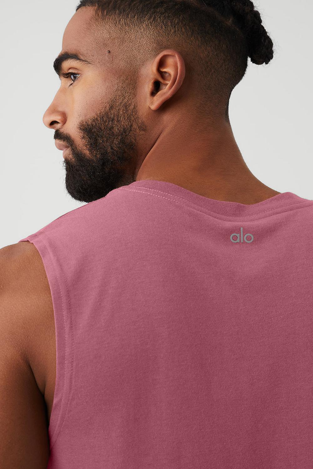Camiseta Sin Mangas Running Alo Yoga The Triumph Muscle Hombre Mars Clay | Colombia  ZICY-04952