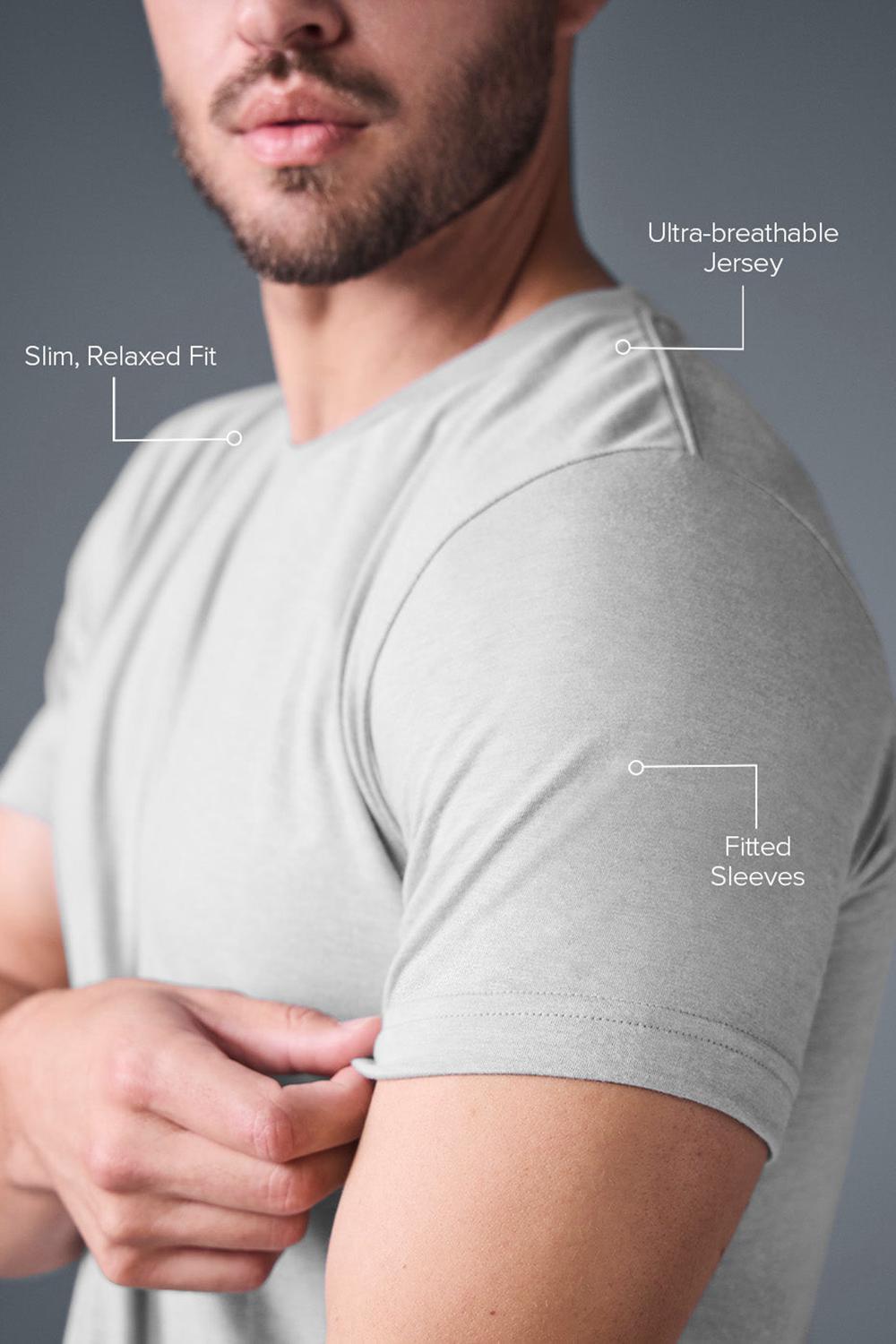 Camisetas Running Alo Yoga Triumph Hombre Gris | Colombia  ERTD-96820