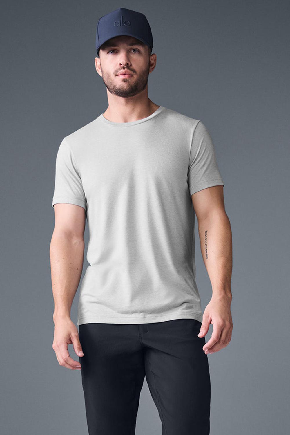 Camisetas Running Alo Yoga Triumph Hombre Gris | Colombia  ERTD-96820