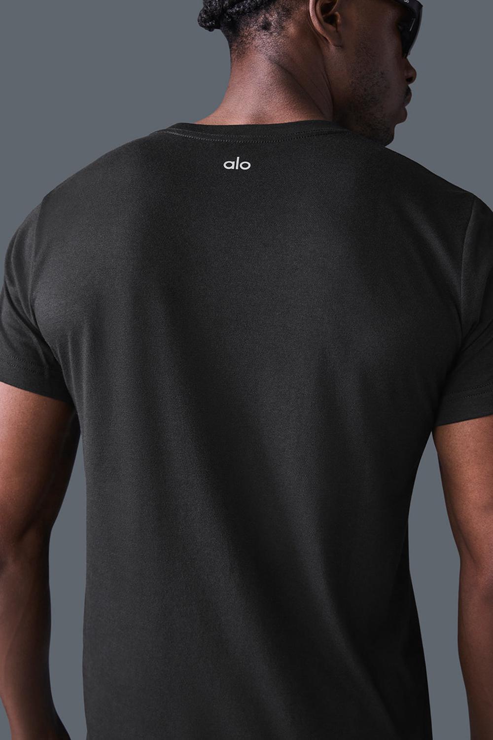Camisetas Running Alo Yoga Triumph Hombre Negras | Colombia  NJSD-95872