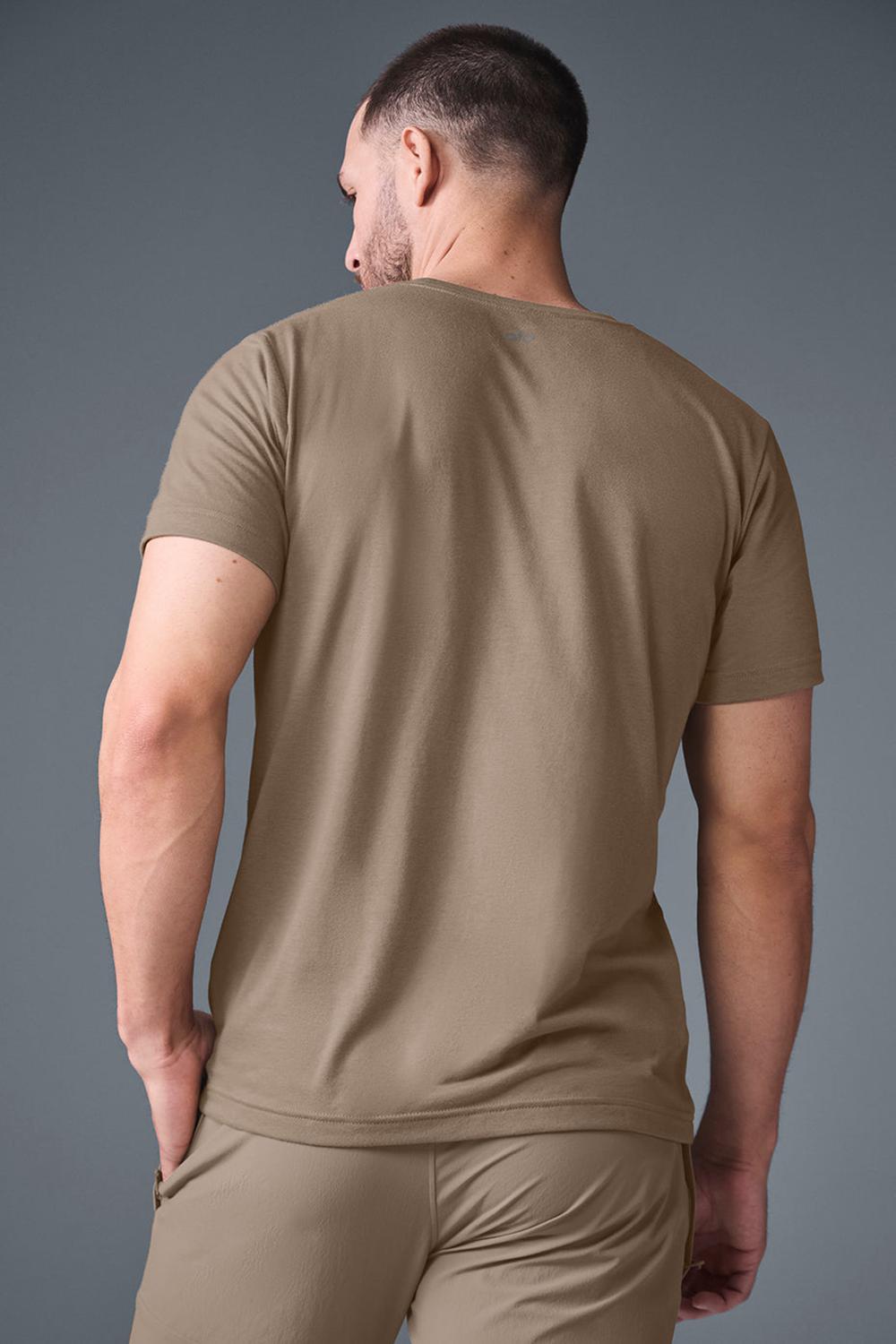 Camisetas Running Alo Yoga Triumph Hombre Gravel | Colombia  KHOZ-85167