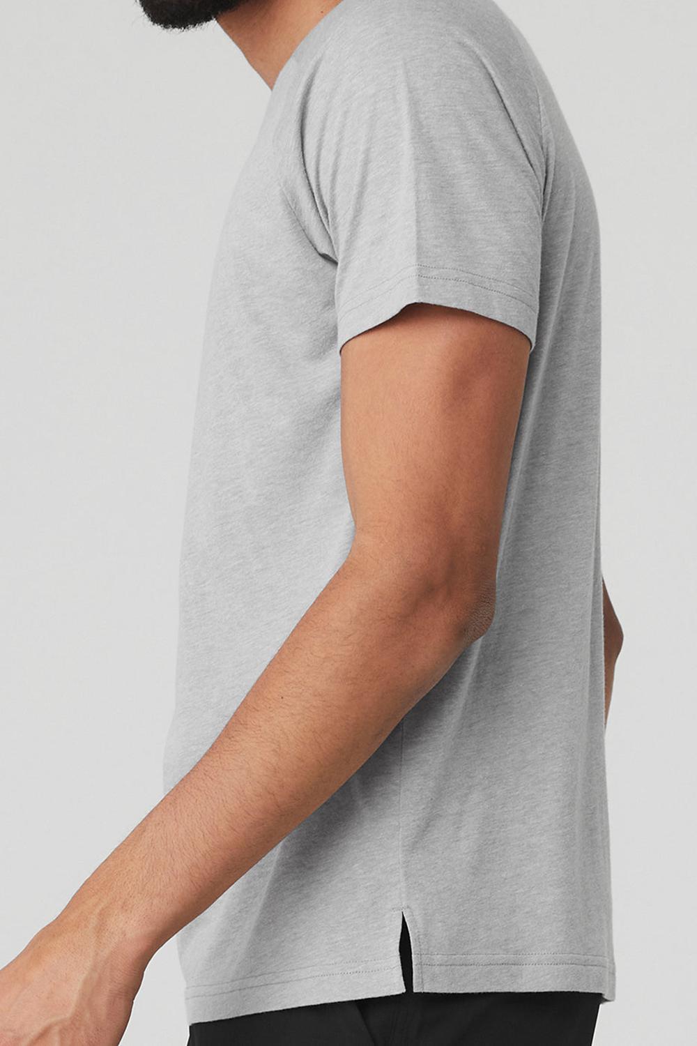 Camisetas Running Alo Yoga Triumph Raglan Hombre Gris | Colombia  BTDY-38240