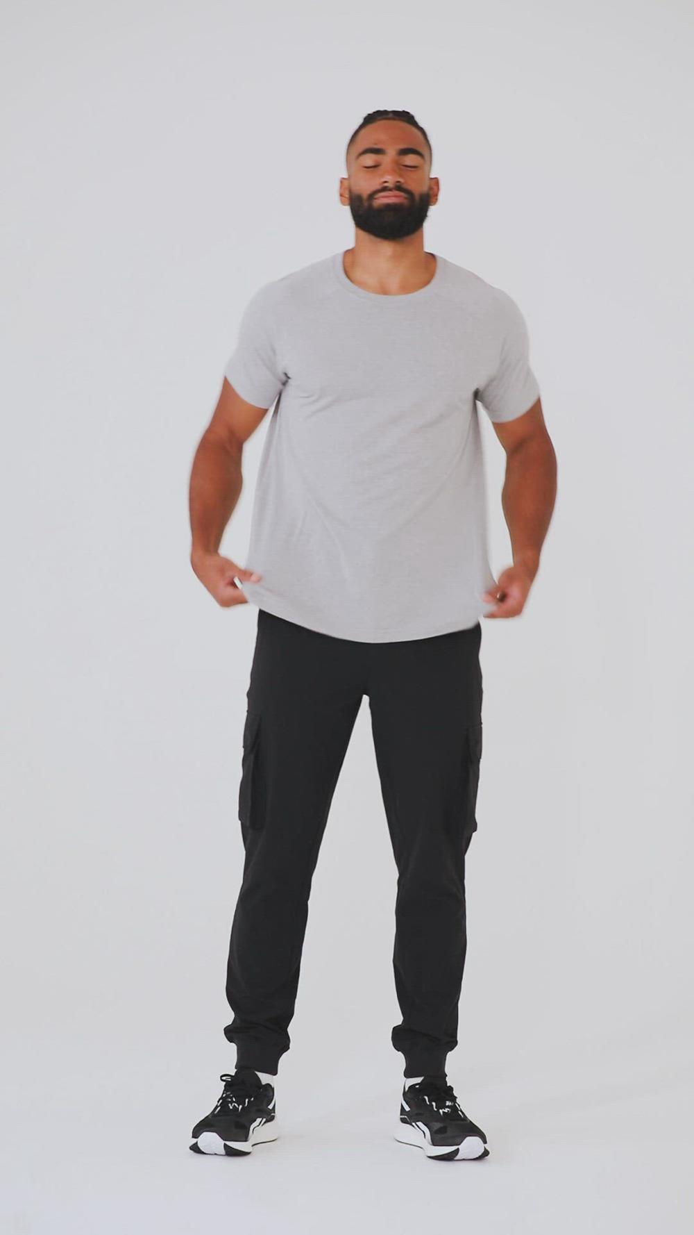 Camisetas Running Alo Yoga Triumph Raglan Hombre Chestnut | Colombia  SVNA-54928