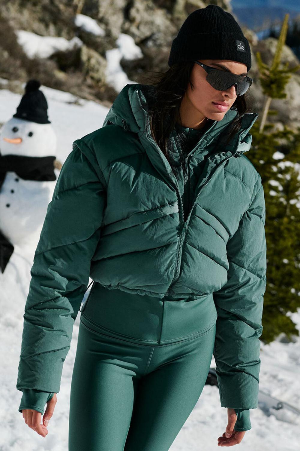 Chaqueta Puffer Alo Yoga Glacier Mujer Winter Ivy | Colombia  MSWY-93164