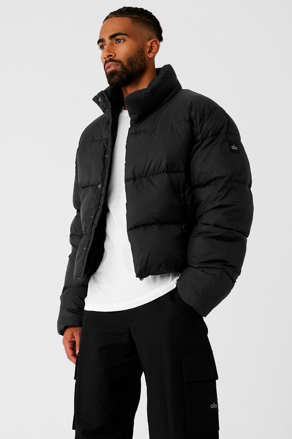 Chaqueta Puffer Alo Yoga Platinum Hombre Negras | Colombia  MVQY-43571