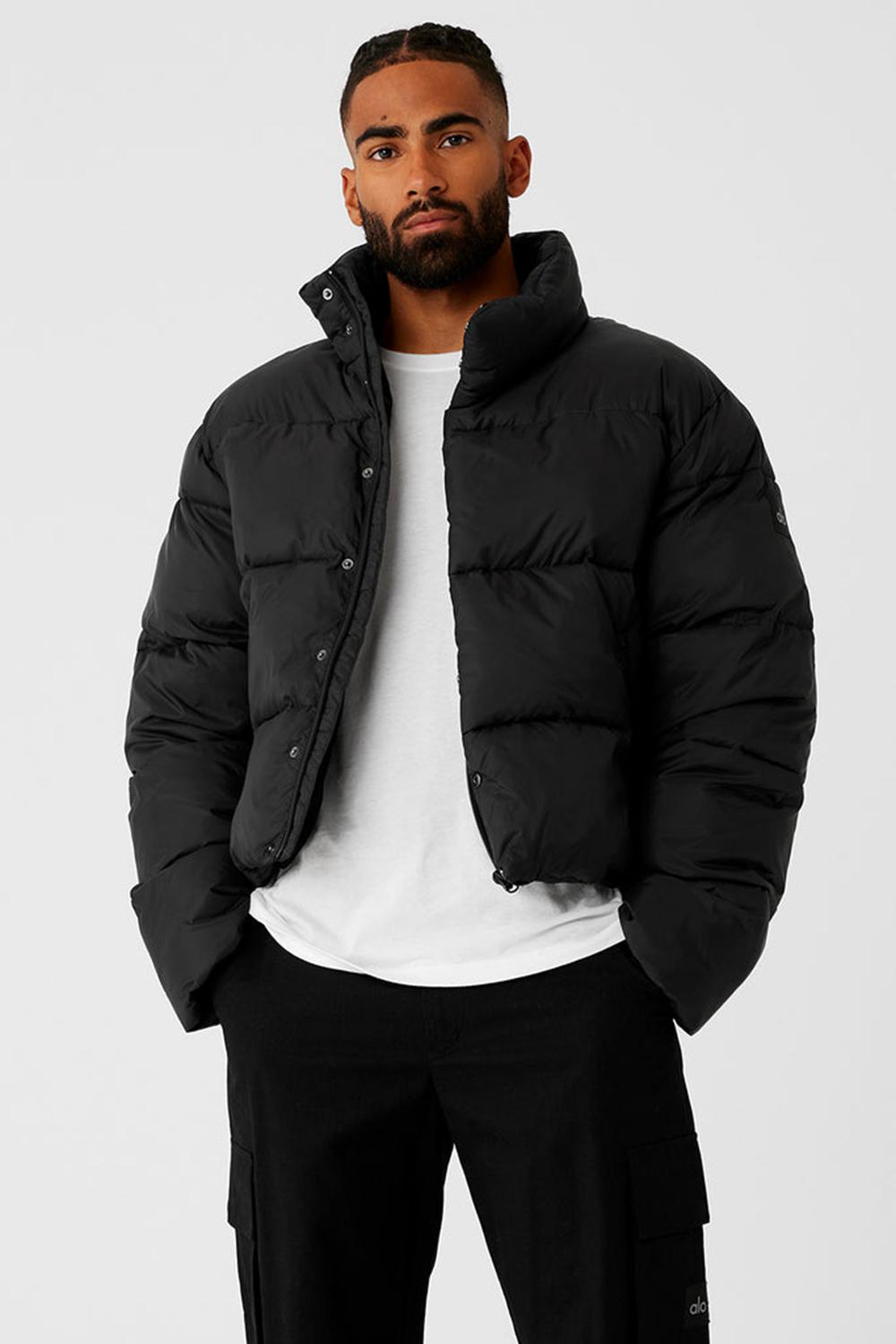 Chaqueta Puffer Alo Yoga Platinum Hombre Negras | Colombia  MVQY-43571