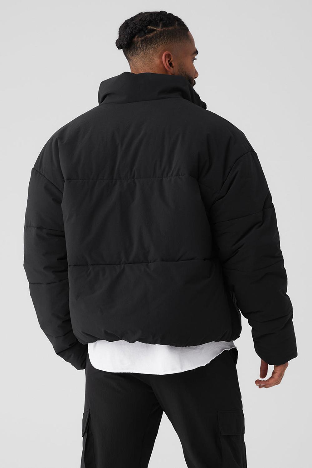 Chaqueta Puffer Alo Yoga Stretch Woven Street Hombre Negras | Colombia  INWB-74162