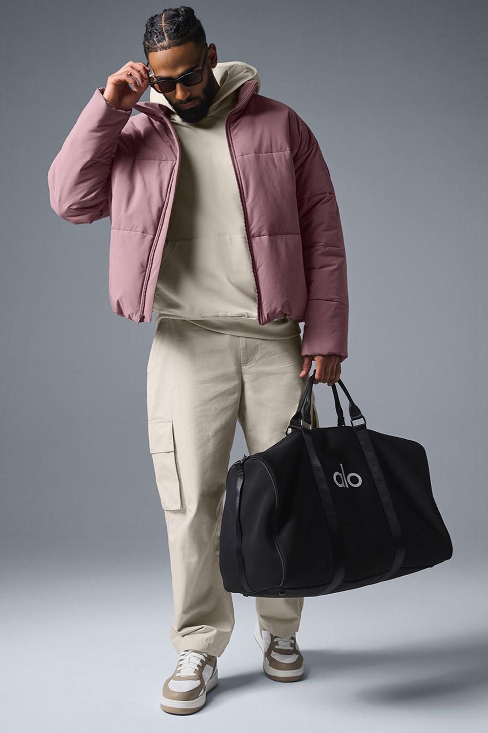 Chaqueta Puffer Alo Yoga Stretch Woven Street Hombre Woodrose | Colombia  PFDZ-51702