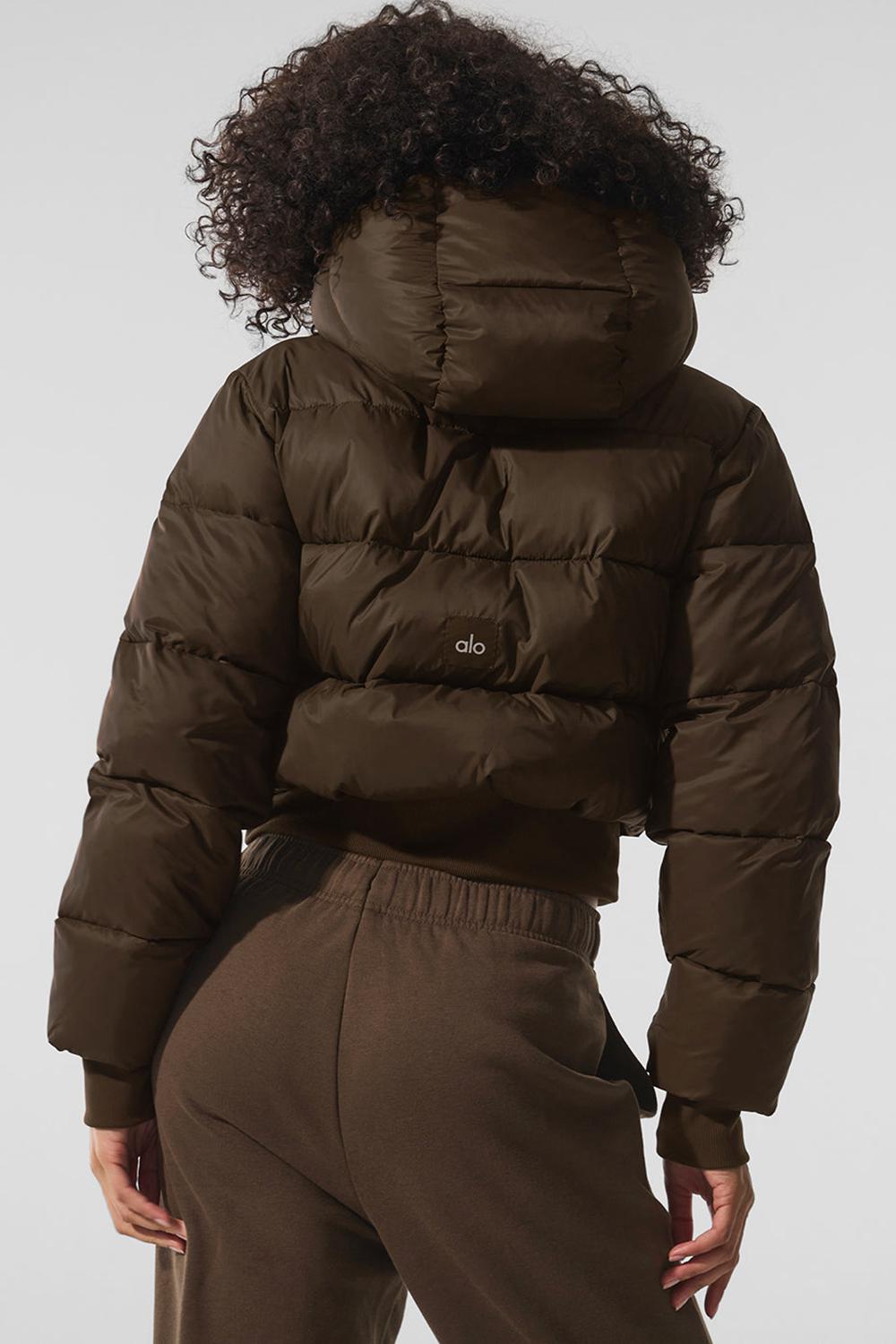 Chaquetas Alo Yoga Foxy Mujer Espresso | Colombia  LBJX-54291