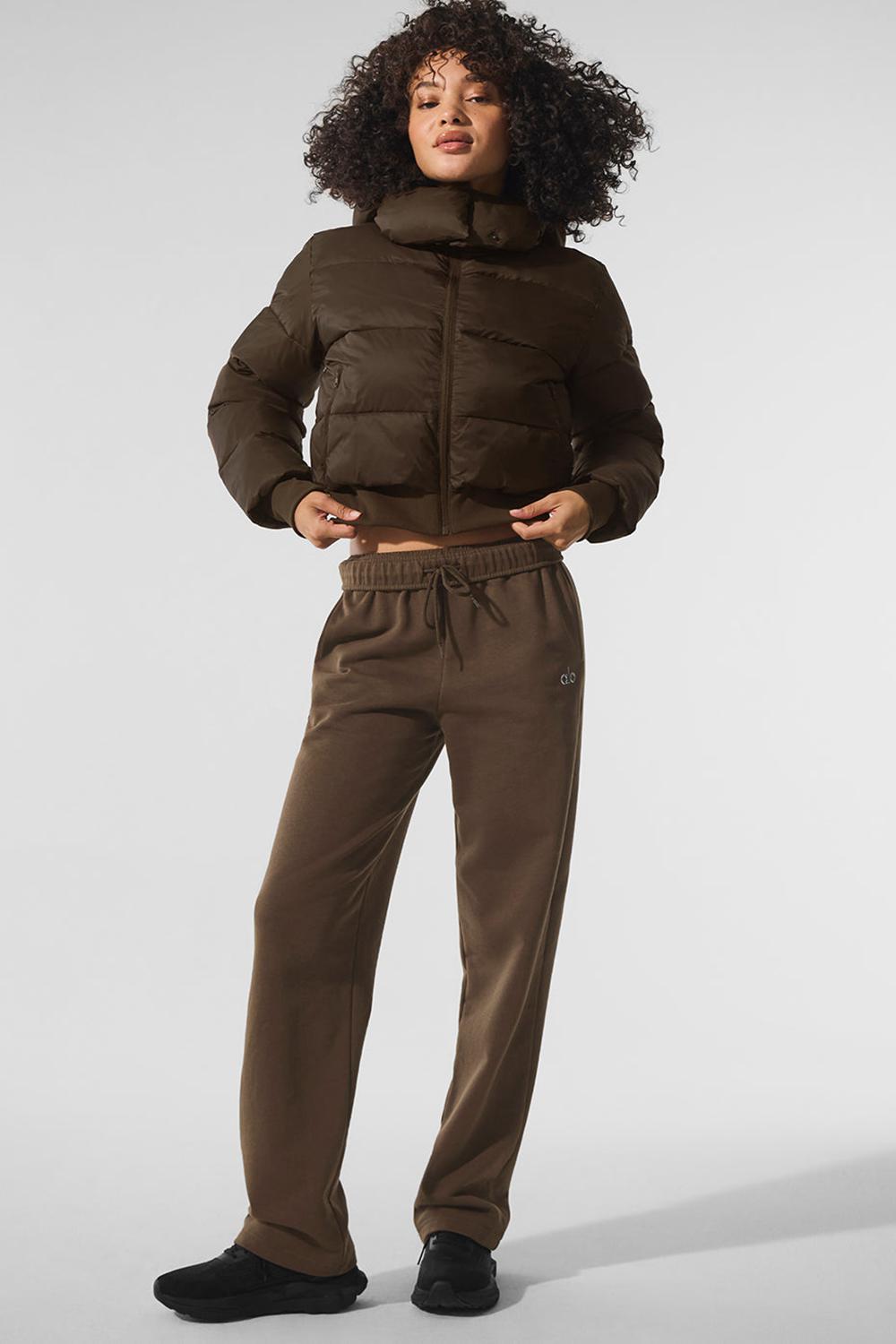 Chaquetas Alo Yoga Foxy Mujer Espresso | Colombia  LBJX-54291