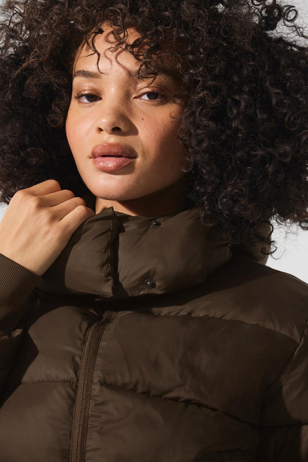 Chaquetas Alo Yoga Foxy Mujer Espresso | Colombia  LBJX-54291