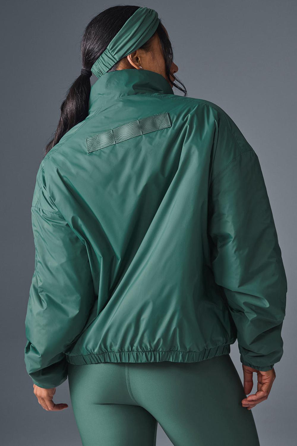 Chaquetas Alo Yoga Latitude Light Weight 1/2 Zip Pullover Mujer Winter Ivy | Colombia  CIQT-94235