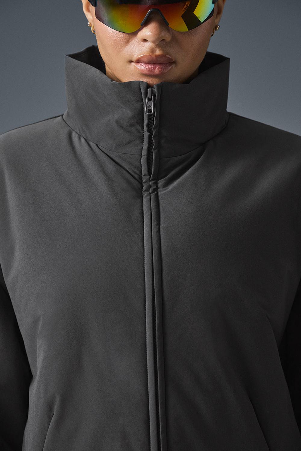 Chaquetas Alo Yoga Stretch Woven Notable Mujer Anthracite | Colombia  CWTA-02841