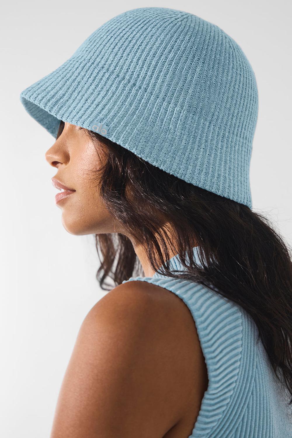 Cloche Alo Yoga Denim Knit Mujer Azules Verde Menta Azules | Colombia  ILAD-31789