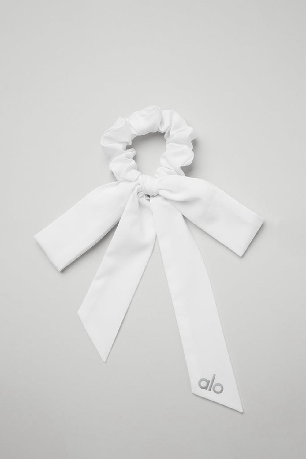 Coletero Alo Yoga Love Knots Tie Mujer Blancas | Colombia  YJIC-47853