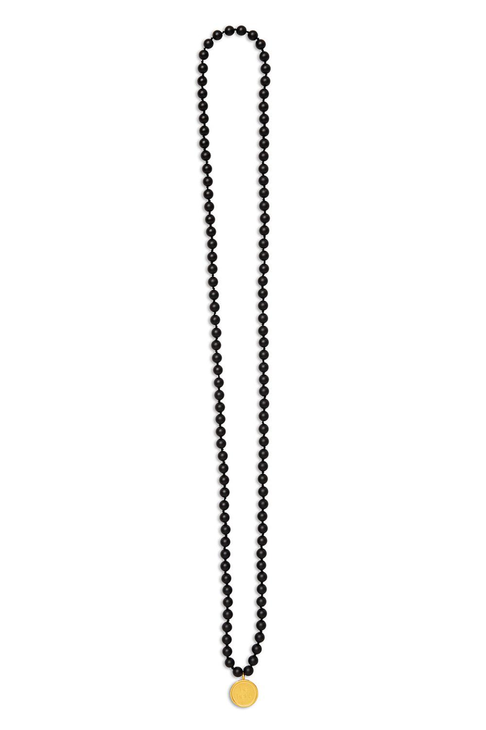 Collares Alo Yoga Black Onyx Mala Hombre Negras | Colombia  AOPW-20375