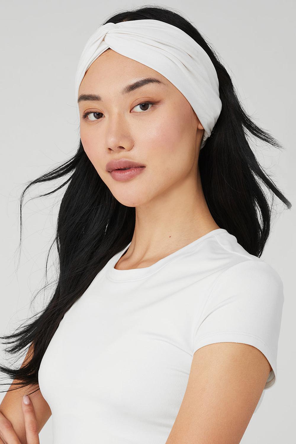 Diadema Alo Yoga Alosoft Mujer Blancas | Colombia  QGHN-13967