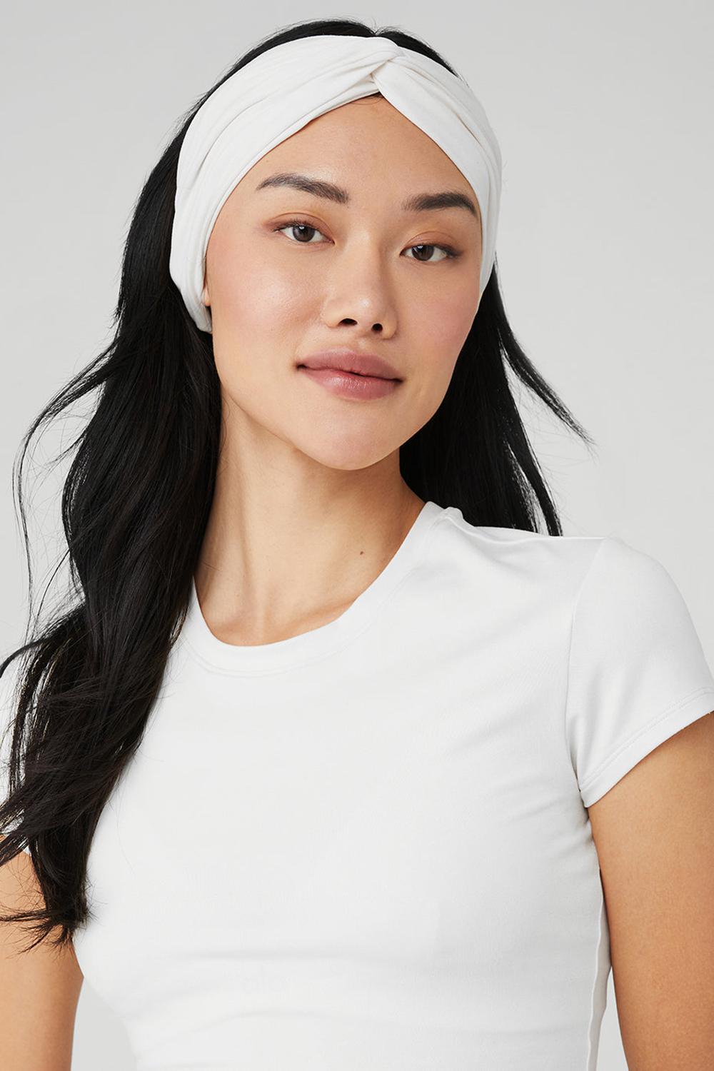 Diadema Alo Yoga Alosoft Mujer Blancas | Colombia  QGHN-13967